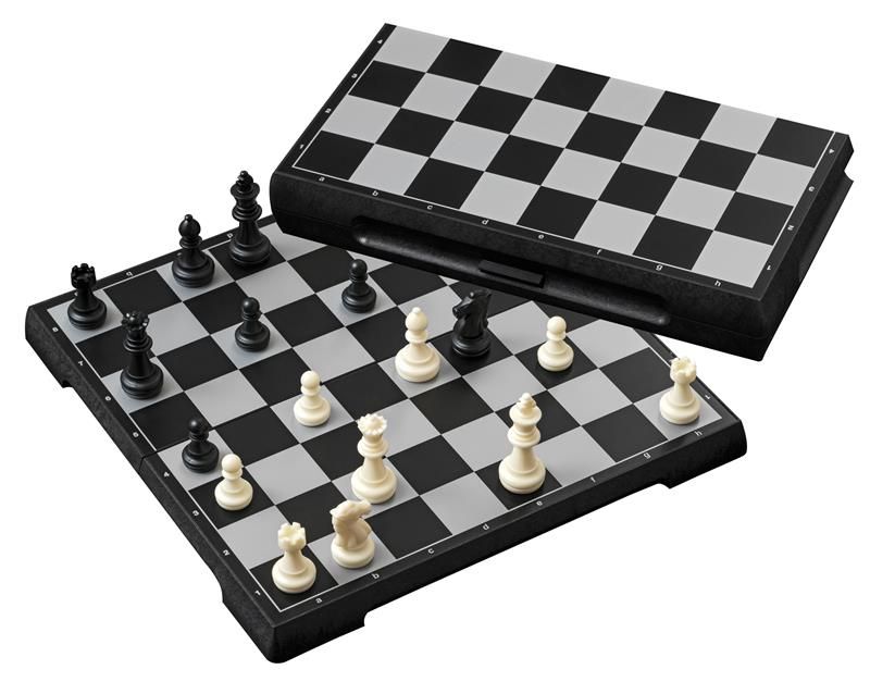 Travel Chess Set, Magnetic, Plastic, Squares 28mm,  Philos