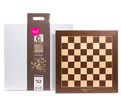 Wooden Chess board No: 6, Polgar Deluxe Chess Board