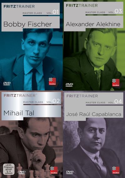 Master Class: 1,2,3,4 Fischer, Tal, Alekhine, Capablanca