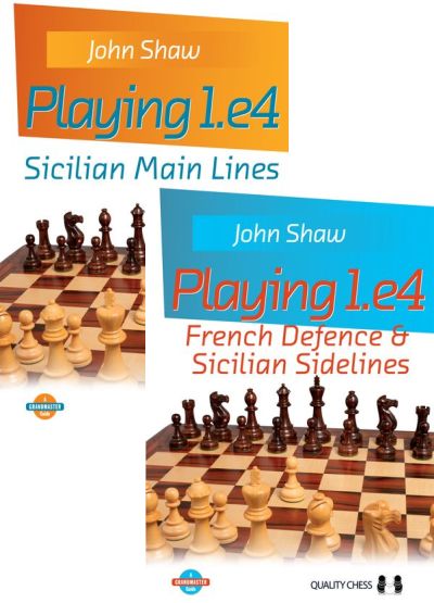 Playing 1.e4: Sicilian Main Lines + French Defence and Sicilian Sidelines (Hardcover)