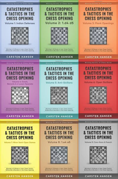 Catastrophes & Tactics in the Chess Opening - Volume 1 t/m 9