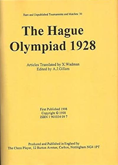 The Hague Olympiad 1928