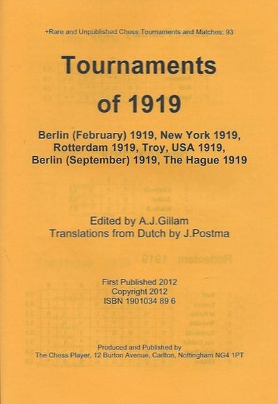 Tournaments of 1919