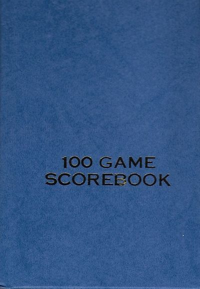 100 Game Scorebook (Blauw)