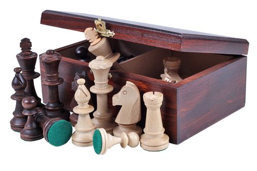 Wooden Chess Pieces No: 5, KH 90 mm, Standard Staunton