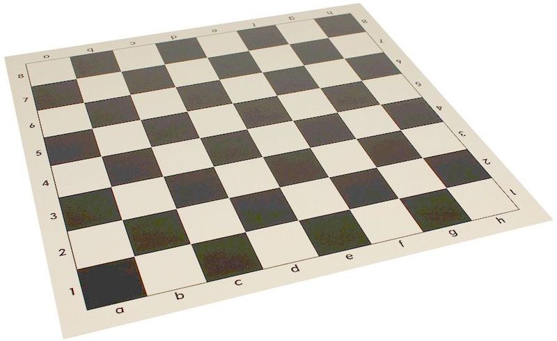 Vinyl Roll-Up Chess Board 51 cm (black/white)