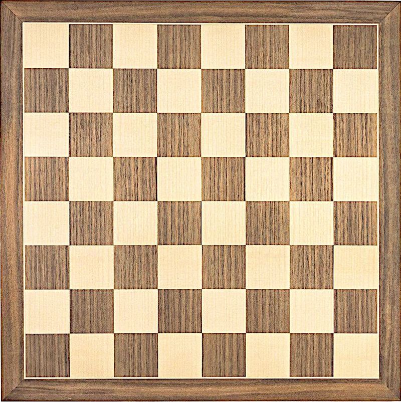 Wooden Chess board No: 5, Walnut/Maple