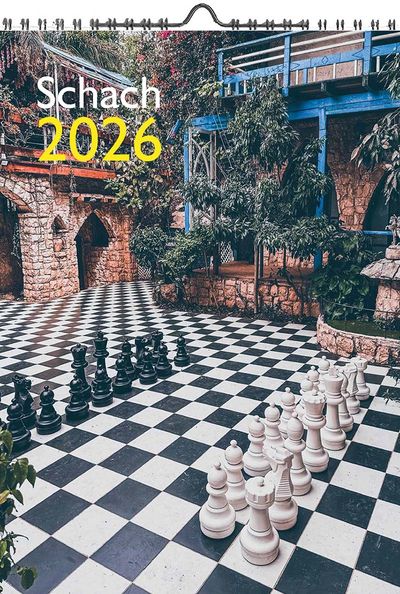 Schach Kalender 2026 A3