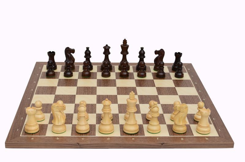 Wooden Chess set No: 6, Walnut board with American Staunton Pieces