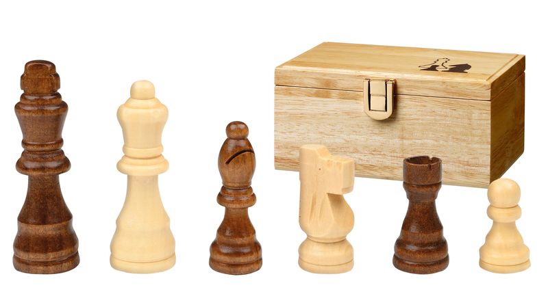 Wooden Chess Pieces No: 4, KH 76 mm, Remus