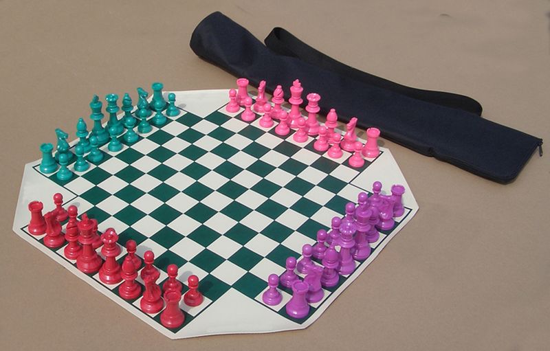 Schaakspel voor 4 spelers (Quadrochess)
