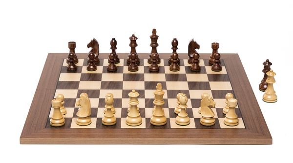 Houten Schaakbord No: 6, DGT Walnut Chess Board